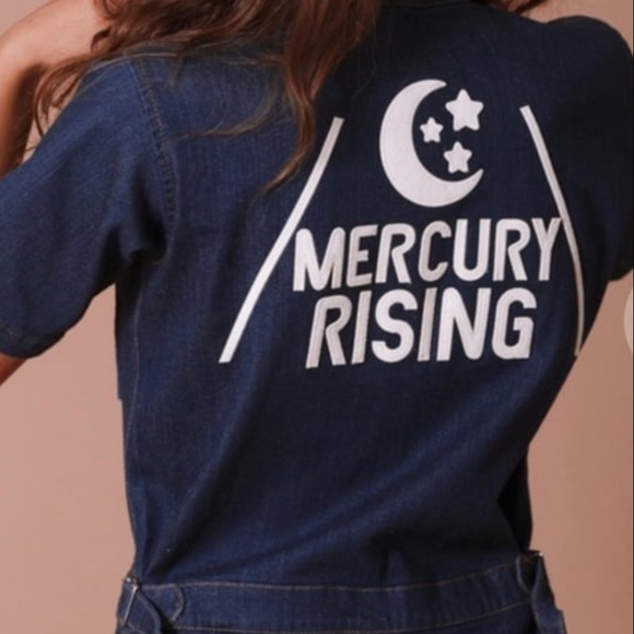 Sugarhigh Lovestoned Mercury Rising Denim Romper